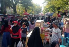 Suasana Alun-alun Multatulis Rangksbitung. Foto: Antara