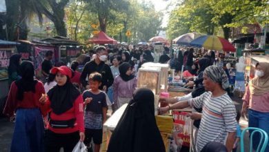 Suasana Alun-alun Multatulis Rangksbitung. Foto: Antara