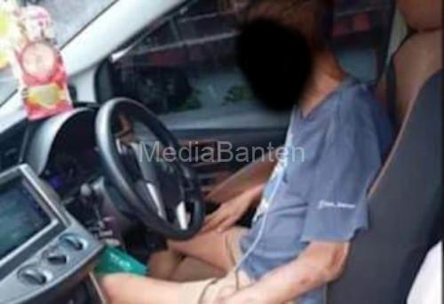 AM, Tersangka penabrak maut di depan SDN Sukaratu 5, Kabupate Pandeglang. Foto Daeng Yusvin