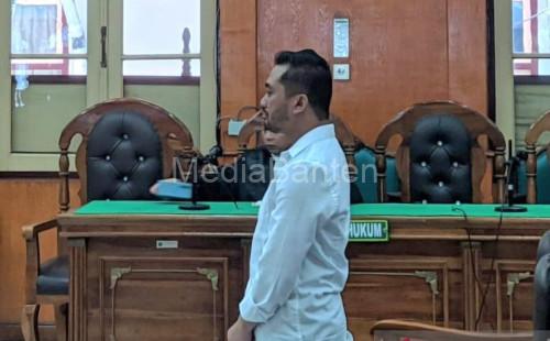 Amsal Sitepu, pembuat video profil desa yang divonis bebas oleh PN Medan. Foto Antara