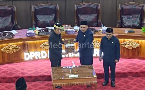 Pengesahan Perubahan APBD Kabupaten Tangerang 2024. Foto: Antara