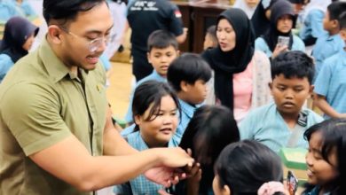 Ananda Trianc Salichan, Ketua Komisi V DPRD Banten pada Peringatan HAN. Foto BW Iskandar