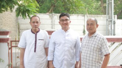 Andika Hazrumy, Calon Bupati Serang dengan Ade Muchlas Syarif (kanan). Foto: Budi Wahyu Iskandar