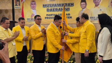 Andika Hazrumy terpilih menjadi Ketua DPD Partai Golkar Banten. Foto: Budi Wahyu Iskandar