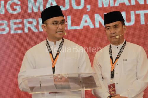 Andika Hazrumy dan Nanang Supriatna, Calon Bupati dan Wakil Bupati Serang. Foto: Budi Wahyu Iskandar