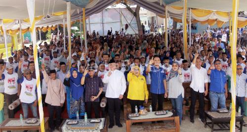 Pertemuan keluarga besar Taufik Nuriman, mantan Bupati Serang. Foto: Budi Wahyu Iskandar