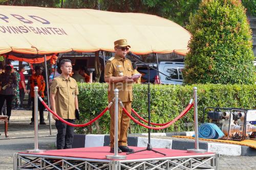 Gubernur Banten, Andra Soni apel kesiapsiagaan bencana. Foto: Biro Adpim Banten