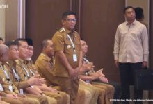 Gubernur Banten, Andra Soni di acara Rakornas TPKAD di Jakarta. Foto Biro Adpim Banten