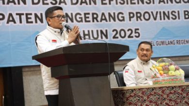 Gubernur Banten, Andra Soni soal bankeu desa. Foto Biro Adpim Banten