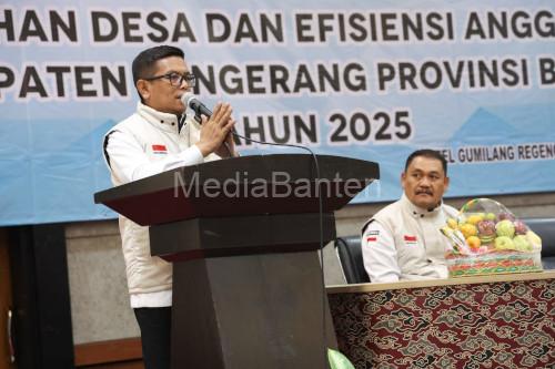 Gubernur Banten, Andra Soni soal bankeu desa. Foto Biro Adpim Banten