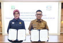 Penandatanganan kerjasama Pemprov Banten dan BPH Migas soal distriubis BBM Subsidi. Foto: Biro Adpim Banten