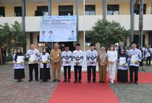 Gubernur Banten, Andra Soni di SMKN 2 Kota Tangerang. Foto Biro Adim Banten