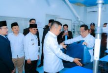 Gubernur Banten, Andra Soni saat meresmikan fasilitas Cath Lab RSDU Kota Tangerang. Foto Antara