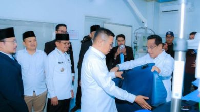 Gubernur Banten, Andra Soni saat meresmikan fasilitas Cath Lab RSDU Kota Tangerang. Foto Antara