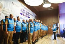 Gubernur Banten, Andra Soni mengukuhkan Dewan SDA Banten. Foto Biro Adpim Banten