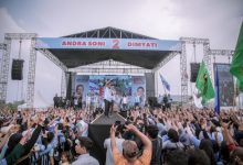 Kampanye Andra Soni - Dimyati Natakusumah, Calon Gubernur dan Calon Wakil Gubernur Banten. Foto: Ucu