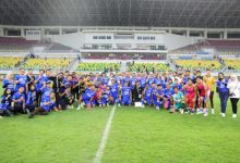 Gubernur Banten, Andra Soni di Banten International Stadium. Foto Biro Adpim Banten