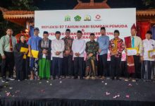 Gubernur Banten, Andra Soni menghadiri acara refleksi sumpah pemuda dan pengukuhan FKUB KOta Serang. Foto: Biro Adpim Banten