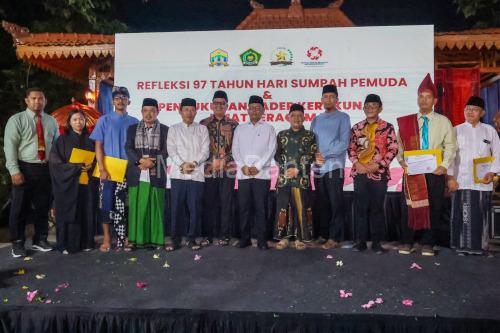 Gubernur Banten, Andra Soni menghadiri acara refleksi sumpah pemuda dan pengukuhan FKUB KOta Serang. Foto: Biro Adpim Banten