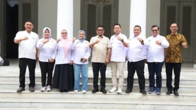 Gubernur Banten, Andra Soni bersama pengurus Formi Banten. Foto Biro Adpim Banten