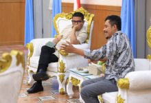 Gubernur Banten, Andra Soni menerima Forum Saijah Rangkasbitung. Foto Biro Adpim Banten