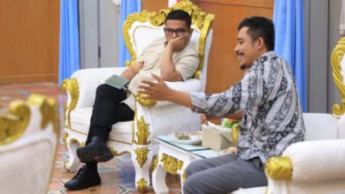 Gubernur Banten, Andra Soni menerima Forum Saijah Rangkasbitung. Foto Biro Adpim Banten