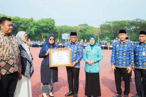 Gubernur Banten, Andra Soni dalam peringatan Harganas. Foto Biro Adpim Banten