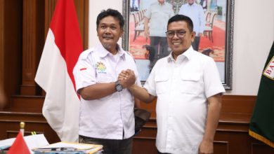 Gubernur Banten, Andra Soni bersama ASPSB Kabuten Serang. Foto Biro Adpim Banten