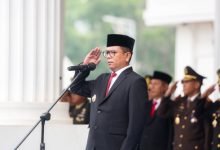 Gubernur Banten, Andra Soni pada peringatan Hari Kesaktian Pancasila. Foto Biro Adpim Banten