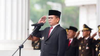 Gubernur Banten, Andra Soni pada peringatan Hari Kesaktian Pancasila. Foto Biro Adpim Banten