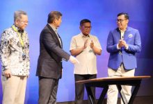 Gubernur Banten, Adnra Soni bersama Hashim Djodjohadikusumo, utusan khusus presiden. foto Biro Adpim Banten