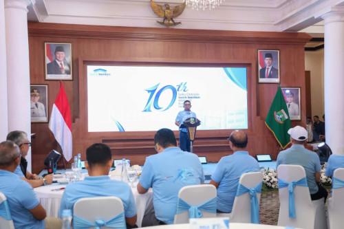 Gubernur Banten, Andra Soni dalam HUT Bank Banten, Foto Biro Adpim Banten