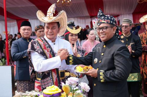 Gubernur Banten, Andra Soni pada acara Hari Jadi Kabupaten Tangerang. Foto Biro Adpim Banten