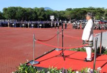 Gubernur Banten, Andra Soni Jadi Pemimpin Upacara HUT Provinsi Banten ke-25. Foto: Biro Adpim Banten