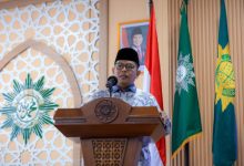 Gubernur Banten, Andra Soni di PW Muhammadiyah Banten. Foto Biro Adpim Banten