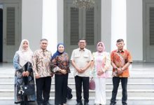 Gubernur Banten, Andra Soni menerima pengurus Ikatan Notaris Indonesia. Foto Biro Adpim Banten