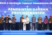 Pemprov Banten memperoleh penghargan indeks reformasi hukum peringkat II nasional. Foto Biro Adpim Banten