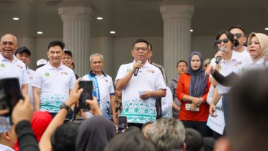 Gubernur Banten, Andra Soni melepas jalan sehat HPN 2026. Foto Biro Adpim Banten