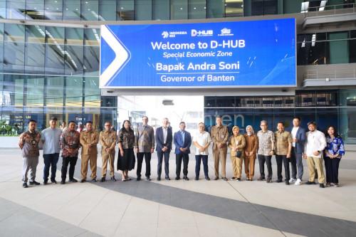 Gubernur Bantren, Andra soni meninjau KEK ETKI Banten di Tangerang. Foto Biro Adpim Banten