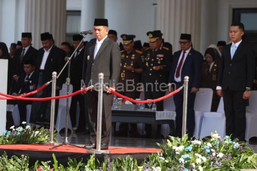 Gubernur Banten, Andra Soni jadi Inspektur Upacara Hari Kesaktian Pancasila. Foto Biro Adpim Banten