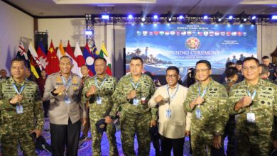 Gubernur Banten, Andra Soni menyambut delegasi 19 negara yang ikut dalam latihan militer internasional di Banten. foto Biro Adpim Banten