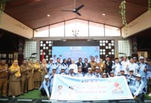 Gubenrur Banten, Andra Soni melepas kontingen Spesial Olympici Indonesia. foto Biro Adpim Banten