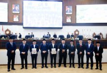 Penyampaian Opini WTP dari BPK dalam sidang paripurnda DPRD Banten. Foto Biro Adpim Banten