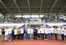 Gubernur Banten, Andra Soni bersama Erick Thohir, Ketua Umum PSSI membuka Liga 4 Piala Guberur Banten. Foto Biro Adpim Banten