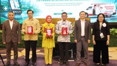 Gubernur Banten, Andra Soni dalam seminar kesehatan di BRIN, Jakarta. Foto Biro Adpim Banten
