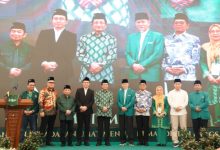 Gubernur Banten, Andra Soni menghadiri Muktamar Mathlaul Anwar. Foto Biro Adpim Banten