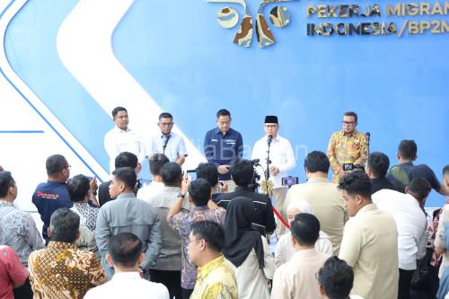 Gubernur Banten, Andra Soni teken MoU Perlindungan Pekerja Migran Asal Banten. Foto Biro Adpim Banten