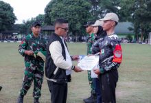 Gubernur Banrten, Andra Soni di Yon Arya Kumuning Tangerang. Foto Biro Adpim Banten