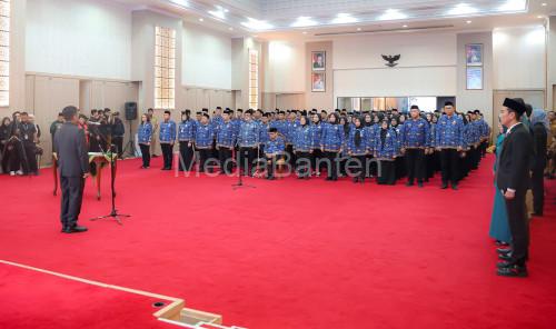 Pelantikan 132 pejabat administrator dan pengawas di Pemprov Banten. Foto Biro Adpim Banten