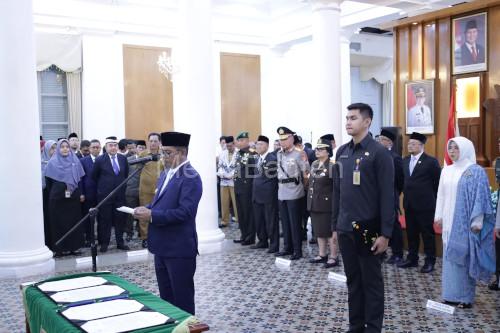 Gubernur Banten, Andra Soni melantik 23 pejabat eselon 2. Foto Biro Adpim Banten